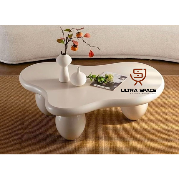 White abstract Center Piece