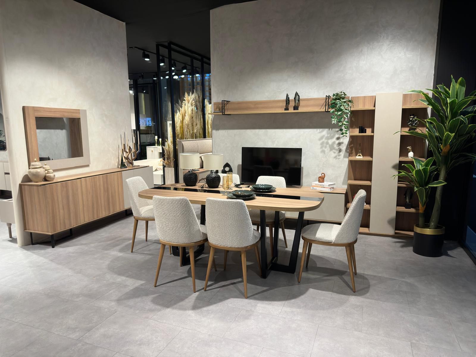 Olivia Dining Room (Table +6 chairs + Console)