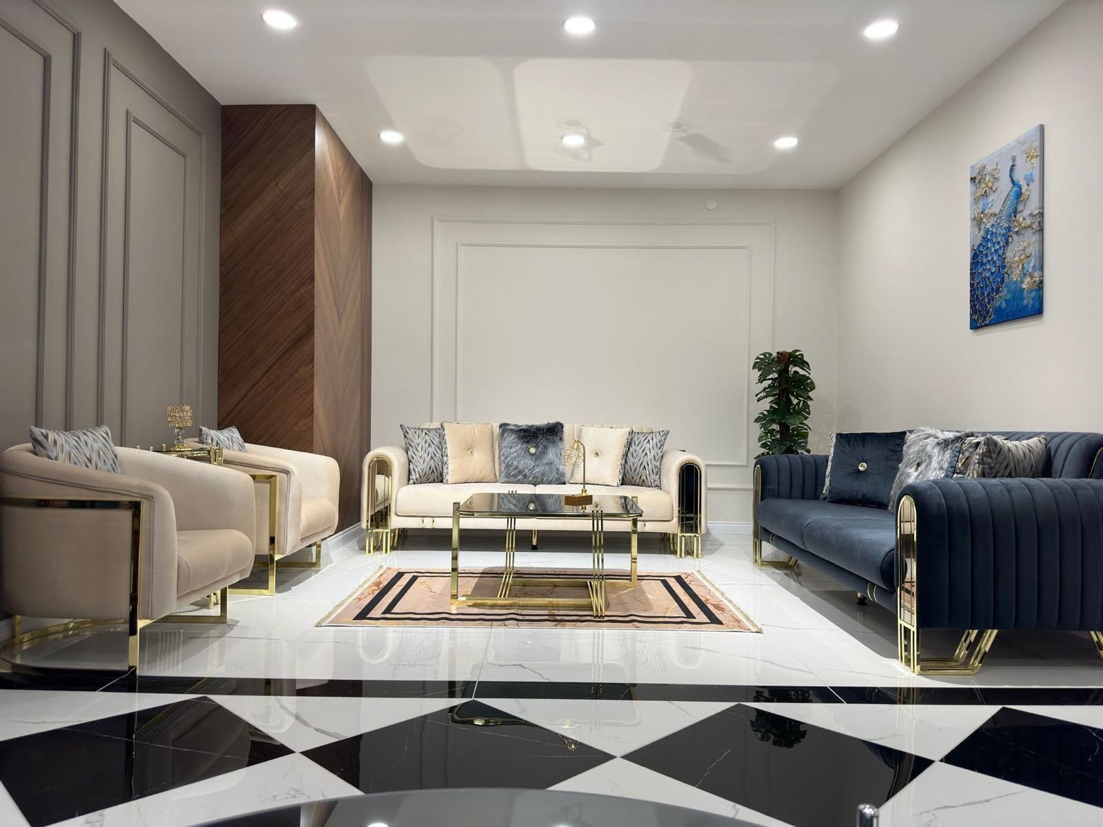 Lotus Turkey Sofa Set 3+3+1+1