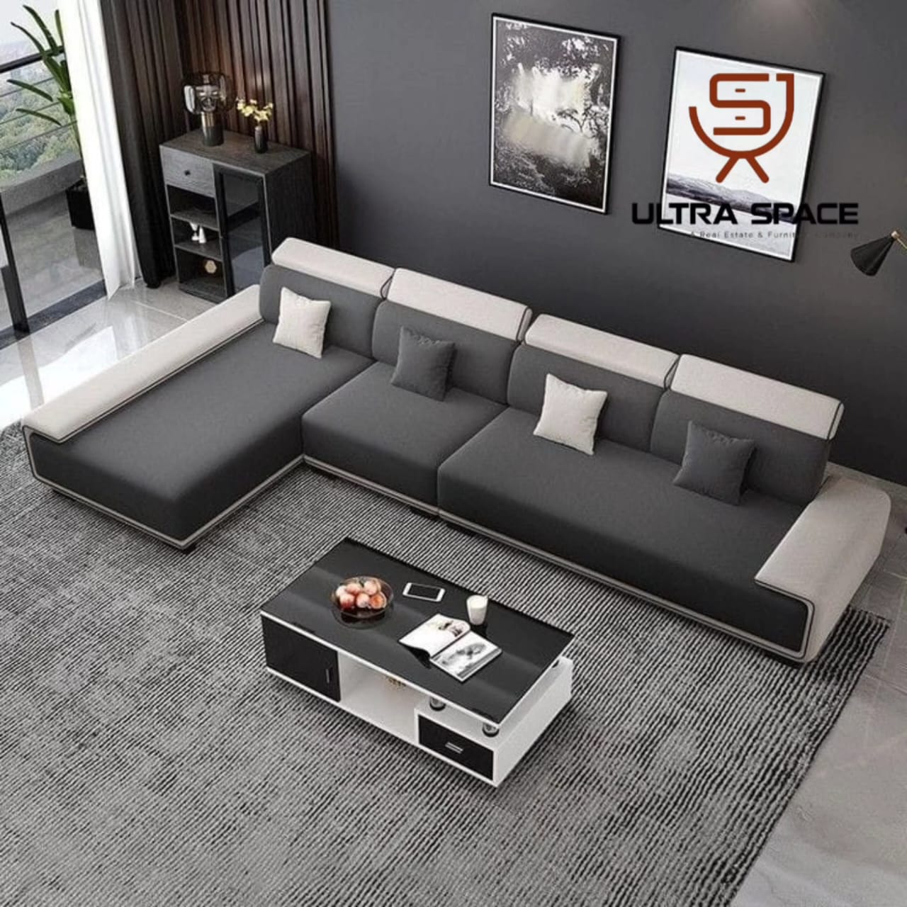 Meta L-Shape. 8 seater